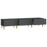 Mobile TV Nero 147 x 34,5 x 30 cm Legno ingegnerizzato