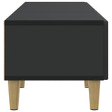 Mobile TV Nero 147 x 34,5 x 30 cm Legno ingegnerizzato