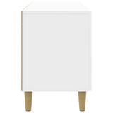 Mobile TV Bianco Lucido 99 x 34,5 x 50 cm Legno ingegnerizzato