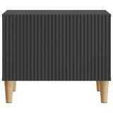 Tavolino da salotto Nero 49 x 50 x 40 cm Legno ingegnerizzato
