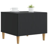 Tavolino da salotto Nero 49 x 50 x 40 cm Legno ingegnerizzato