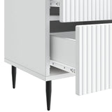 Armadio da Notte con cassetto Bianco 43 x 34,5 x 47,5 cm