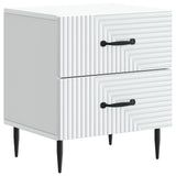 Armadio da Notte con cassetto Bianco 43 x 34,5 x 47,5 cm