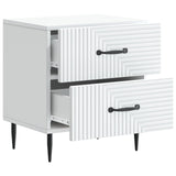 Armadio da Notte con cassetto Bianco 43 x 34,5 x 47,5 cm