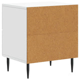 Armadio da Notte con cassetto Bianco 43 x 34,5 x 47,5 cm