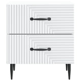 Armadio da Notte con cassetto Bianco 43 x 34,5 x 47,5 cm