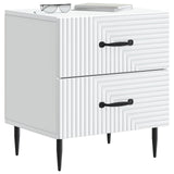 Armadio da Notte con cassetto Bianco 43 x 34,5 x 47,5 cm