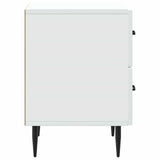 Armadio da Notte con cassetto Bianco 43 x 34,5 x 47,5 cm