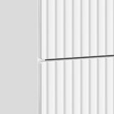 Armadio da Notte con cassetto Bianco Lucido 62 x 34,5 x 47,5 cm