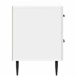 Armadio da Notte con cassetto Bianco Lucido 62 x 34,5 x 47,5 cm