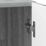 Armadio da Notte 2 pcs Grigio Sonoma 43 x 34,5 x 50 cm