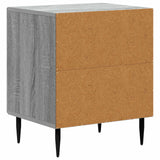 Armadio da Notte 2 pcs Grigio Sonoma 43 x 34,5 x 50 cm