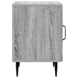 Armadio da Notte 2 pcs Grigio Sonoma 43 x 34,5 x 50 cm