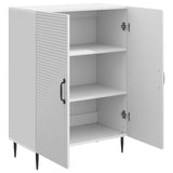Credenza Bianco Lucido 66 x 34,5 x 89,5 cm Legno ingegnerizzato