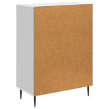 Credenza Bianco Lucido 66 x 34,5 x 89,5 cm Legno ingegnerizzato