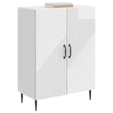Credenza Bianco Lucido 66 x 34,5 x 89,5 cm Legno ingegnerizzato