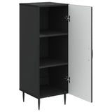 Credenza Nero 33 x 34,5 x 89,5 cm Legno ingegnerizzato