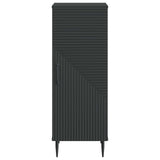 Credenza Nero 33 x 34,5 x 89,5 cm Legno ingegnerizzato