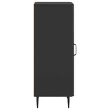 Credenza Nero 33 x 34,5 x 89,5 cm Legno ingegnerizzato