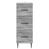 Mobile con Cassetti Grigio Sonoma 33 x 34,5 x 89,5 cm