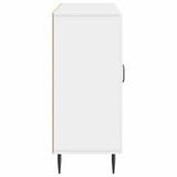 Credenza Bianco Lucido 89 x 34,5 x 80 cm Legno ingegnerizzato
