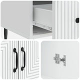 Credenza Bianco 66 x 34,5 x 95 cm Legno ingegnerizzato
