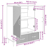 Credenza Rovere Sonoma 66 x 34,5 x 95 cm Legno ingegnerizzato