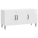 Mobile TV Bianco Lucido 99 x 34,5 x 50 cm Legno ingegnerizzato