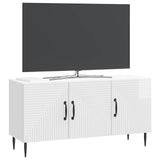 Mobile TV Bianco Lucido 99 x 34,5 x 50 cm Legno ingegnerizzato