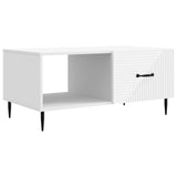 Tavolino da salotto Bianco 90 x 50 x 40 cm Legno ingegnerizzato