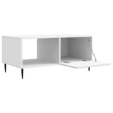 Tavolino da salotto Bianco 90 x 50 x 40 cm Legno ingegnerizzato