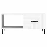 Tavolino da salotto Bianco 90 x 50 x 40 cm Legno ingegnerizzato