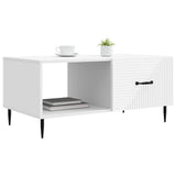 Tavolino da salotto Bianco 90 x 50 x 40 cm Legno ingegnerizzato