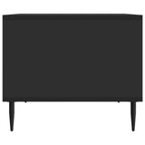 Tavolino da salotto Nero 90 x 50 x 40 cm Legno ingegnerizzato