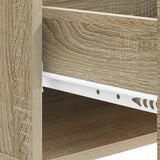 Tavolino da salotto con cassetto Rovere Sonoma 49 x 50 x 40 cm