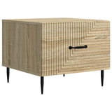 Tavolino da salotto con cassetto Rovere Sonoma 49 x 50 x 40 cm