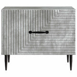 Tavolino da salotto con cassetto Grigio Cemento 49 x 50 x 40 cm