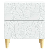 Comodino Bianco 43 x 34,5 x 48 cm Legno ingegnerizzato