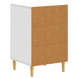 Comodino Bianco 43 x 39,5 x 66,5 cm Legno ingegnerizzato