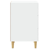 Comodino Bianco 43 x 39,5 x 66,5 cm Legno ingegnerizzato