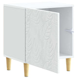 Comodino Bianco 43 x 34,5 x 50 cm Legno ingegnerizzato