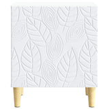 Comodino Bianco 43 x 34,5 x 50 cm Legno ingegnerizzato