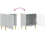 Comodino Bianco 43 x 34,5 x 50 cm Legno ingegnerizzato