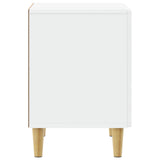 Comodino Bianco 43 x 34,5 x 50 cm Legno ingegnerizzato
