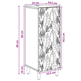 Credenza Bianco 33 x 34,5 x 90 cm Legno ingegnerizzato