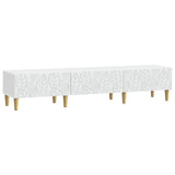 Mobile TV 147 x 34,5 x 30 cm Bianco Legno ingegnerizzato
