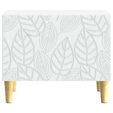 Tavolino da salotto Bianco 50 x 49 x 40 cm Legno ingegnerizzato