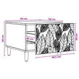 Tavolino da salotto Bianco 50 x 49 x 40 cm Legno ingegnerizzato