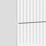 Armadio da Notte 2 pcs Bianco Lucido 43 x 34,5 x 44,5 cm