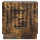 Armadio da Notte 2 pcs Rovere Fumo 43 x 34,5 x 44,5 cm